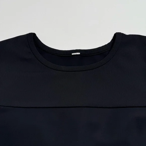 LULULEMON Out of This World Four Way Stretch Midi Half Sleeve Bodycon Dress - Picture 5 of 7